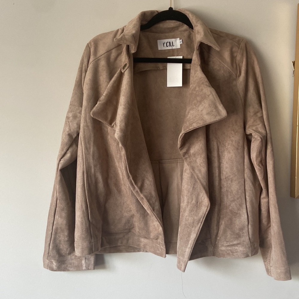 Tan suede jacket